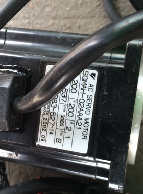 二手安川驱动器 SGDM-02ADA配SGMAH-02AAA21 保修半年