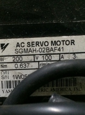 SGMAH-02BAF41   二手安川电机 专业销售维修一体化