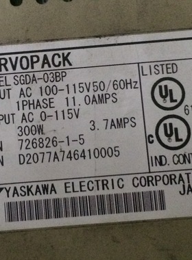 SGDA-03BP  二手安川驱动器