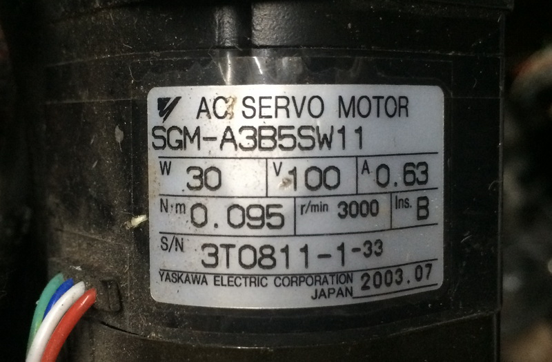 二手SGM-A3B5SW11电机安川