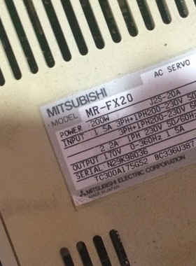 MR-FX20二手三菱驱动器