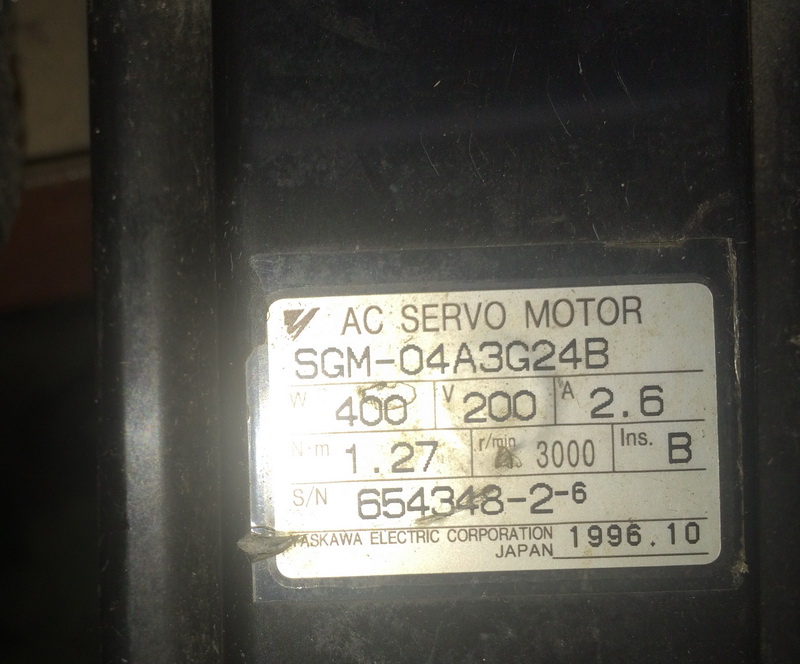 SGM-04A3G24B  二手安川电机带1:11减速机