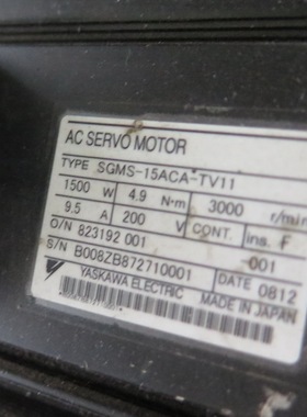SGMS-15ACA-TV11  二手安川电机