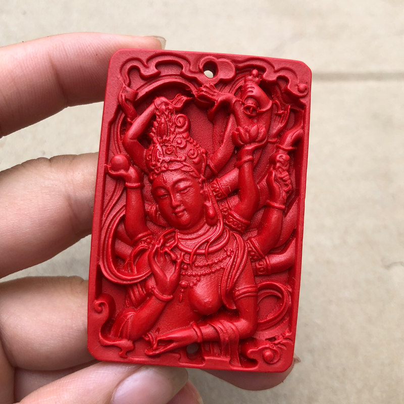十二生肖千手观音属鼠守护神吊坠