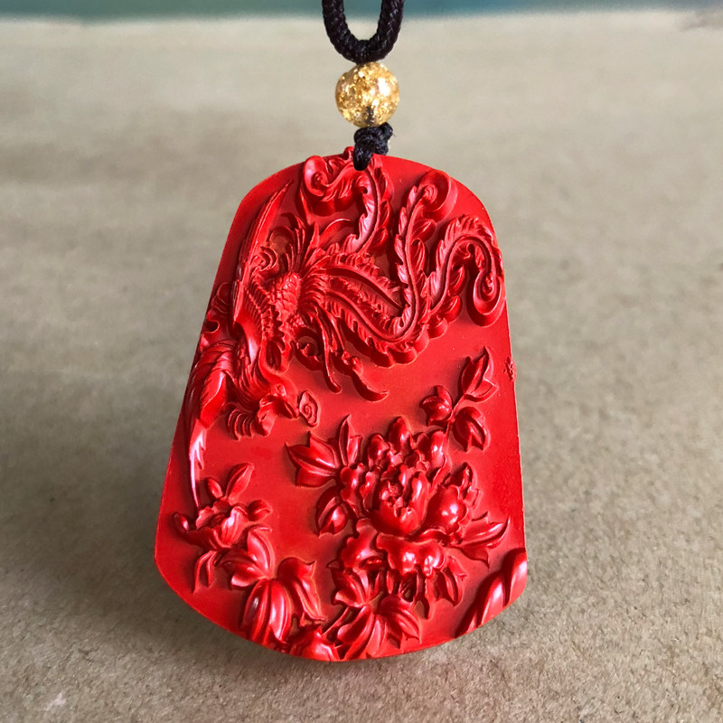项链风水朱雀证书挂件吊坠