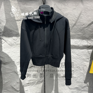 安踏冠军旅行系列2026春女款连帽抗菌针织运动上衣外套162610708