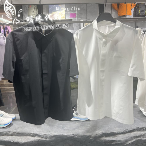 安踏2025春夏新款男短袖运动衬衫