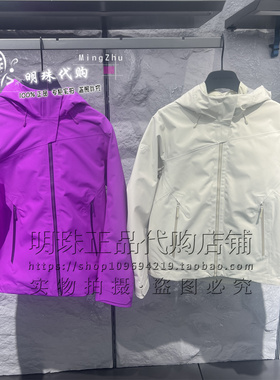 安踏冠军2026春女款连帽防泼水RDS羽绒冲锋衣两件套162610614