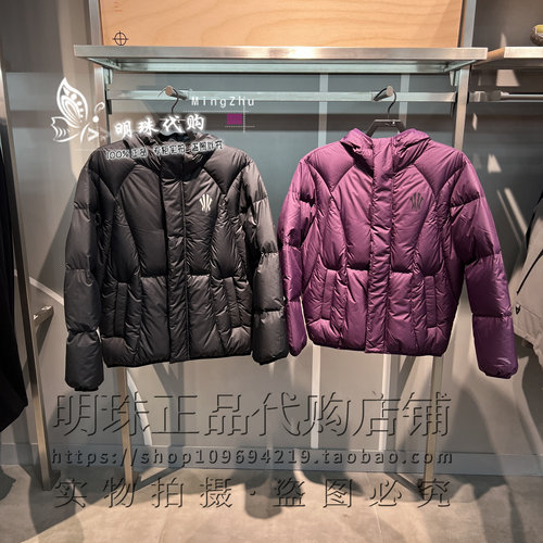 安踏ANTA篮球欧文2025新男女同款连帽防泼水羽绒服172541910N