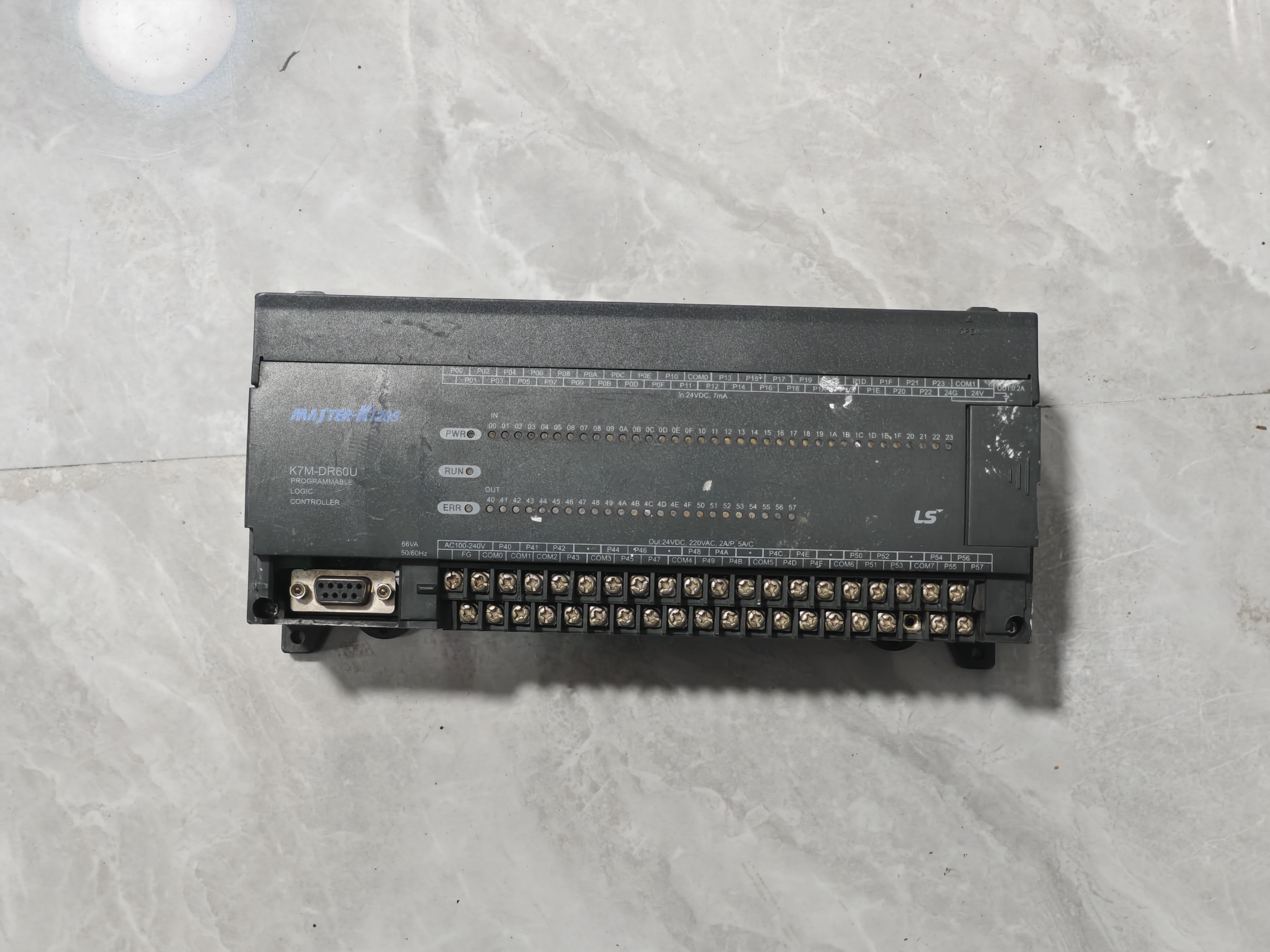 LS产电K7M-DR60U(N) PLC模块 功能未知 原装拆机 成色实拍