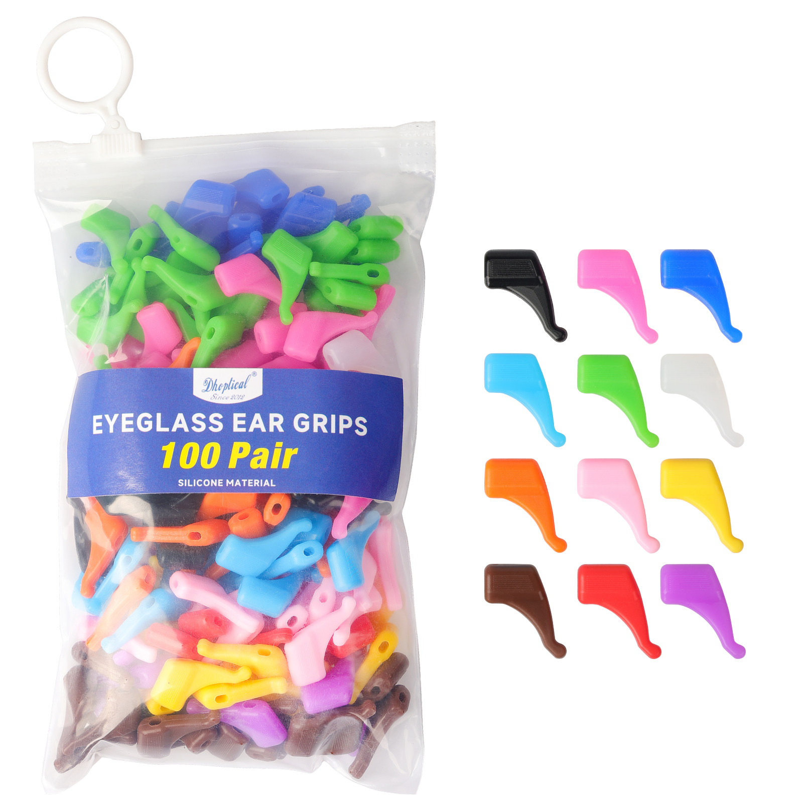 （100副）高级眼镜防滑套儿童眼镜耳托12色儿童硅胶眼镜防滑套,ZIPPO/瑞士军刀/眼镜,眼镜袋,淘宝优惠券,粉丝福利购,淘宝优惠卷