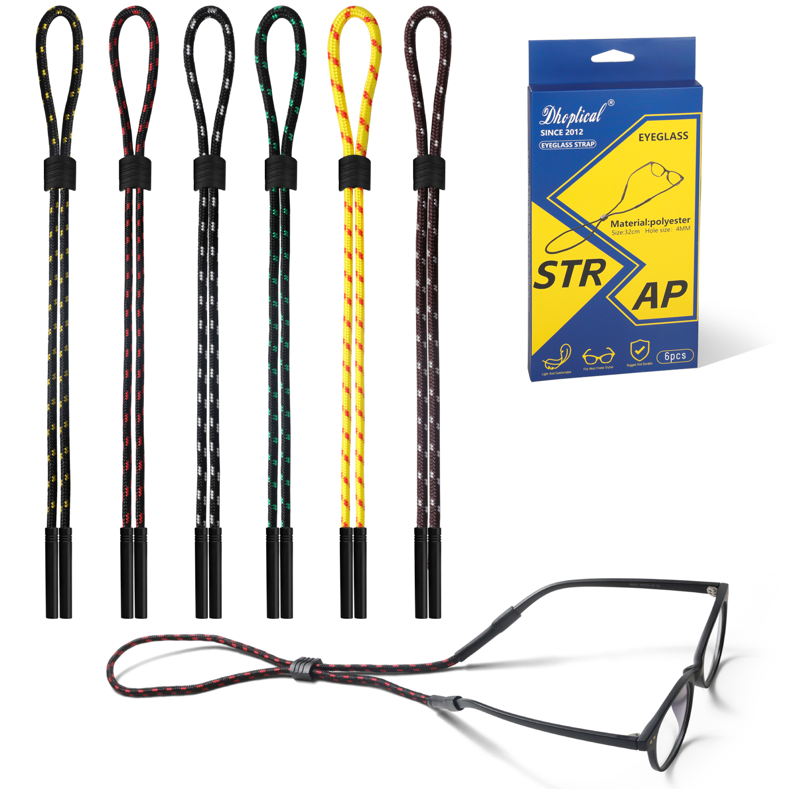 运动眼镜绳跑步打球钓鱼