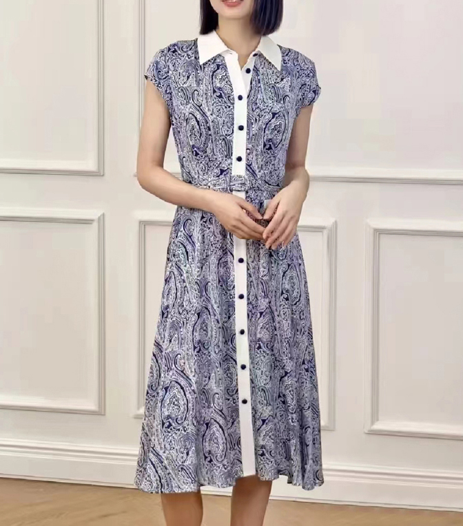 A型蚕丝佩斯利口袋元厂