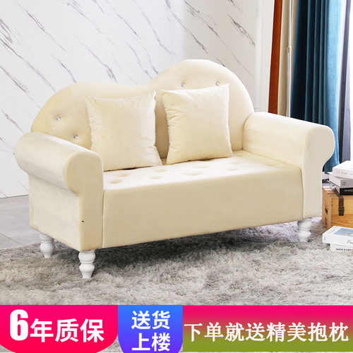 双人现代简约欧式简易布艺卧室