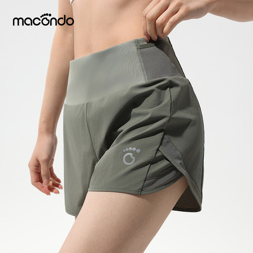 马孔多2025春夏女子夜跑短裤5代