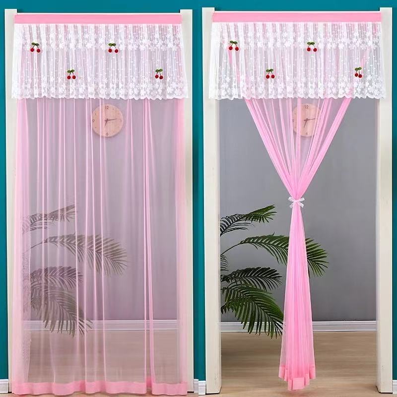 家用门帘防蚊免打孔隔断帘2025新款高档夏季遮挡帘卧室厨房门帘子