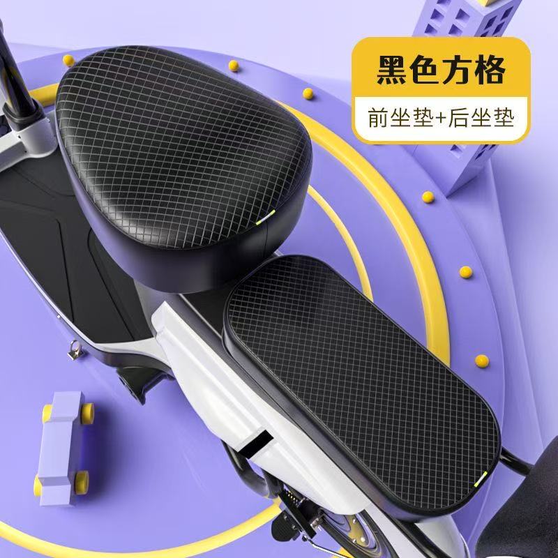 电动车座套防水防晒皮革坐垫套电动自行车电瓶车通用加厚防雨坐套