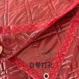 婚庆加厚冬季保温保暖棉门帘免打孔自粘农村大门室外门防寒中式帘