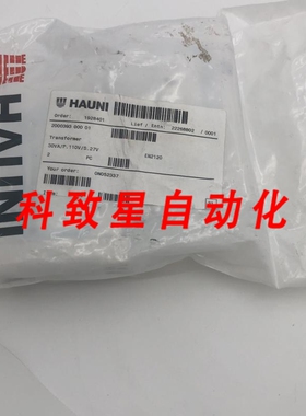工业配件HAUNI 2000393-000-01 变压器EN2120 30VA/S 27V 系列 1