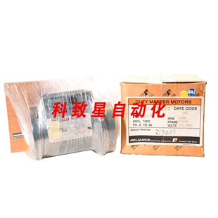 工业配件3/4HP MOTOR P56H7637 20830/460V 3PH.75HP EC56C (NOS)
