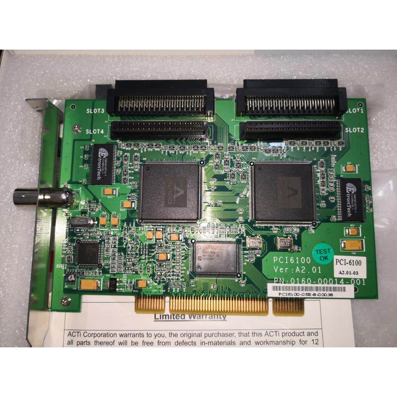 工业配件ACTI PCI-6100 显示卡16 通道