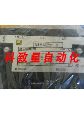 工业配件8502SDO2S SIZE 2 接触器120V-AC 25HP 8D