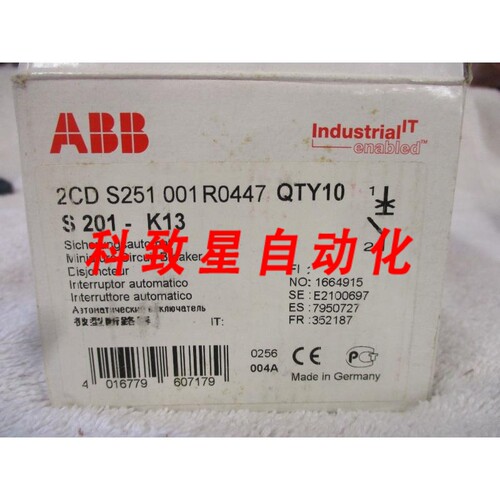 工业配件NIB SYSTEM PRO M CIRCUIT BREAKER 1 POLE 13AMP S201-K