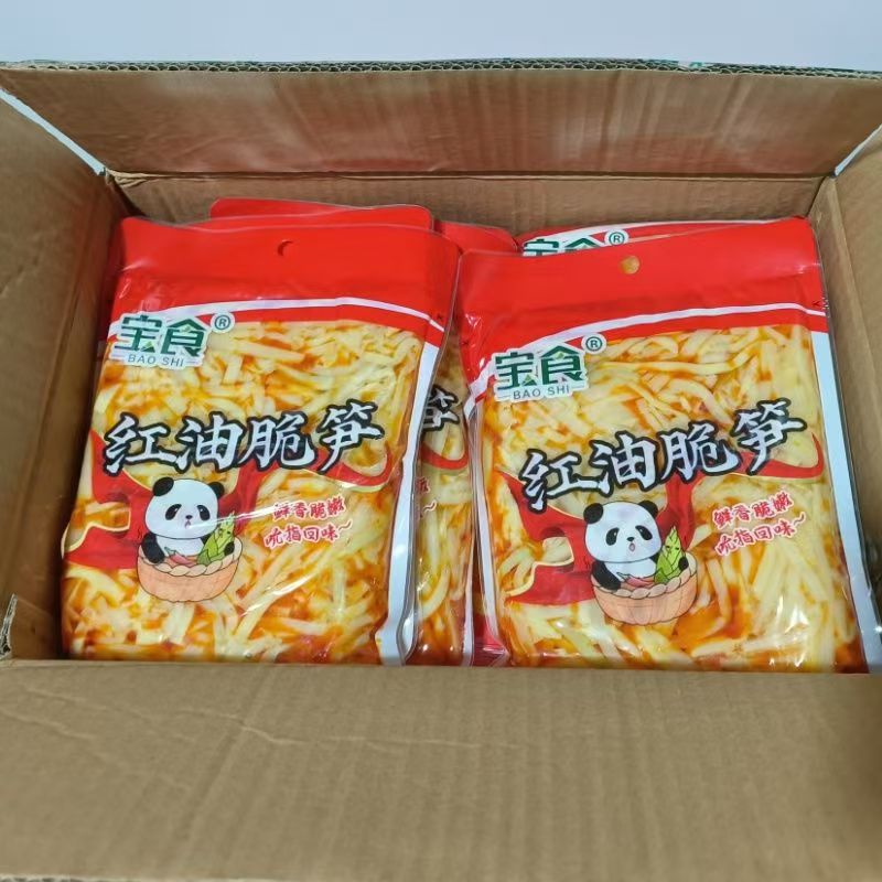 宝食红油脆笋320g*20袋酱腌菜图片