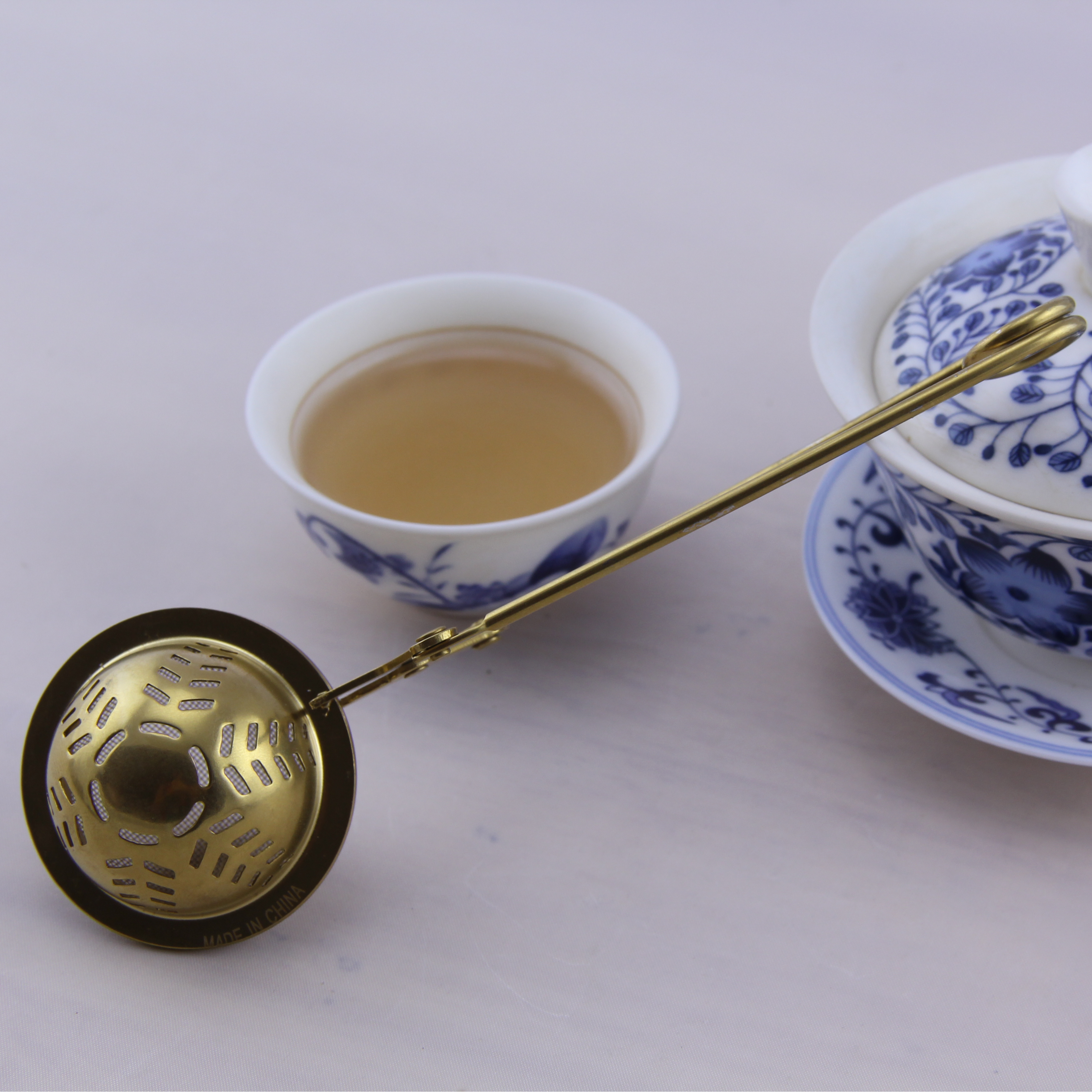 不锈钢5CM线手柄茶漏隔茶格滤茶器泡茶器茶球茶道零配tea infuser