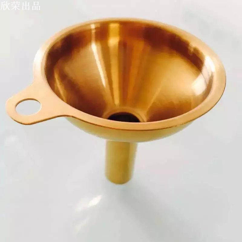 镀金不锈钢漏斗水漏沙漏酒漏 油漏斗出口产品 funnel