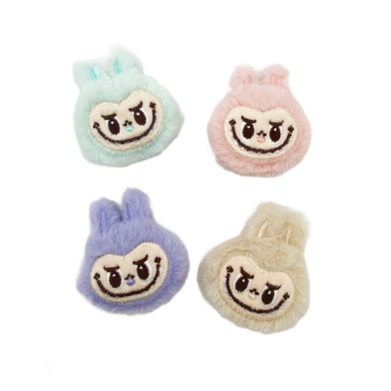 卡通呆萌搞怪拉布布公仔胸针 毛绒兔子玩偶挂件服饰围巾装饰辅料