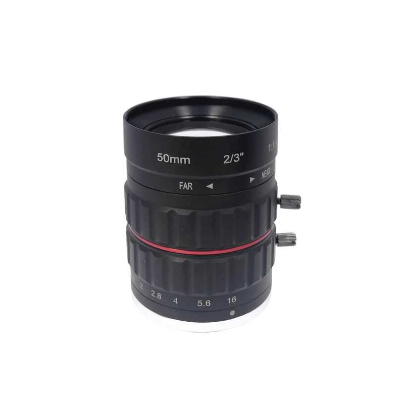 2/3英寸1000万定焦50mm机器视觉无畸变C口FA工业高清监控摄像镜头