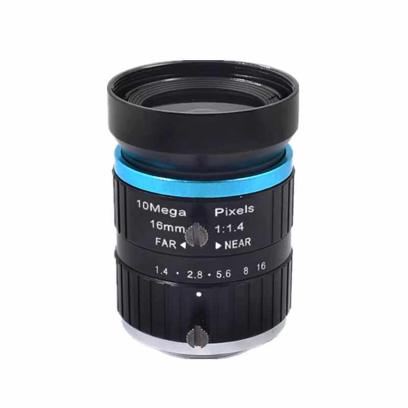 1英寸1000万像素16mm定焦机器视觉C口高清FA工业镜头10MP道路监控