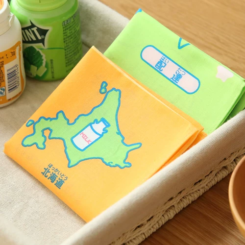 Детский мультяшный хлопковый водонепроницаемый носовой платок