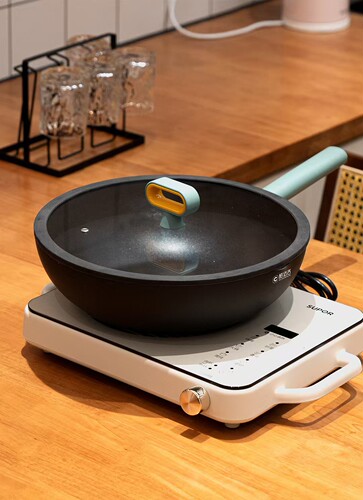 COOKMAGE酷迈吉不粘锅无烟煎炒锅家用平底锅电磁炉燃气灶适用锅具