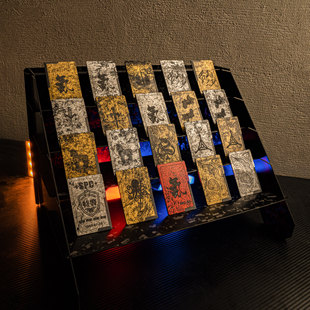 极其氪金LAB纯金银箔锻造碳纤维碳金刀卡士气章魔术贴