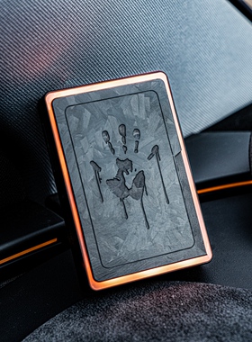 极其氪金LAB 死亡搁浅系列BT手印小岛秀夫锻造纹碳纤维魔术贴刀卡