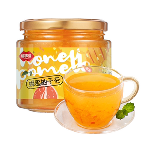 福事多 蜂蜜柚子茶450g自制水果茶冲饮饮品罐装花果茶泡水喝的