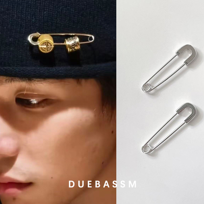 DUEBASSM纯银别针耳环DIY帽饰