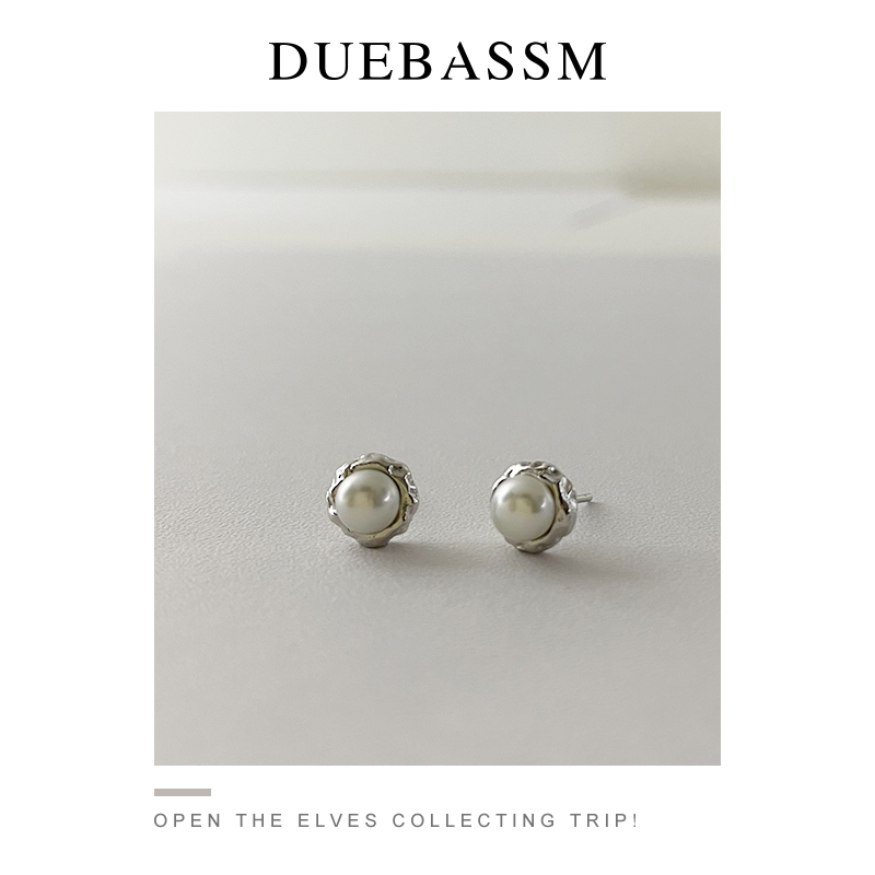 小众韩版纯银复古风设计淡水珍珠