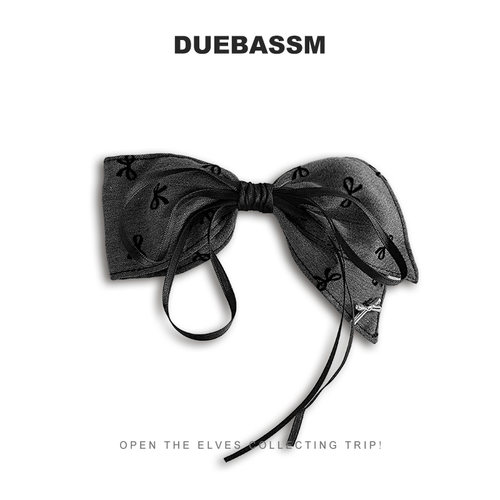 duebassm弹簧一字夹少女风发夹