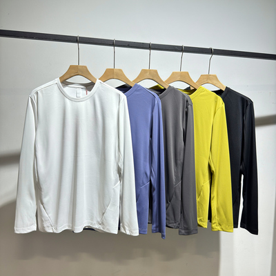 【WARMLOCK恒温科技+3D立裁】秋季男士户外运动速干长袖打底衫潮