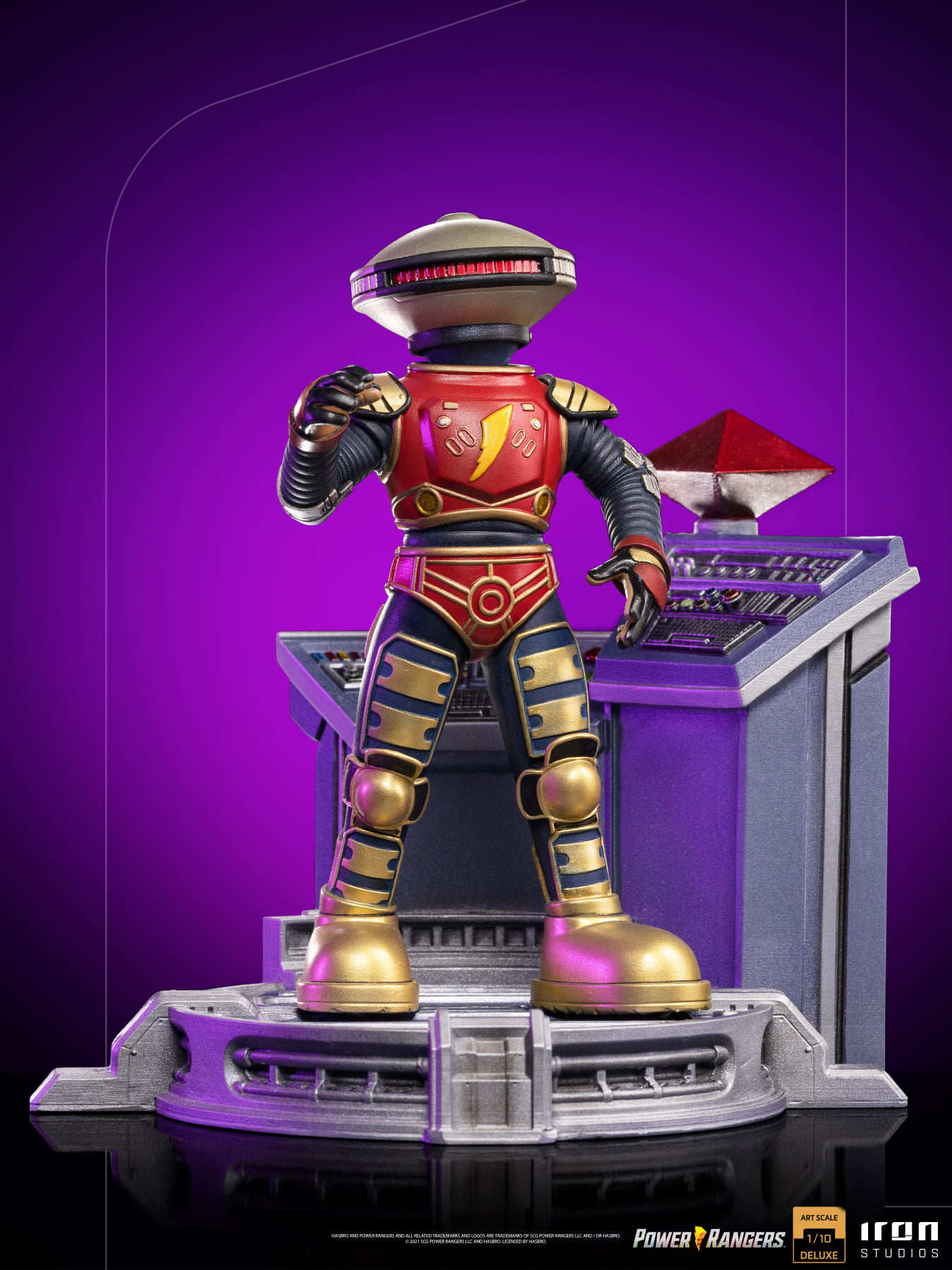 【新品开订】02iron studios 《恐龙战队》-   阿尔法5号 dx版