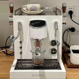 柏翠PE3922双锅炉小型家用全半自动咖啡机商用意式蒸汽打奶泡萃取