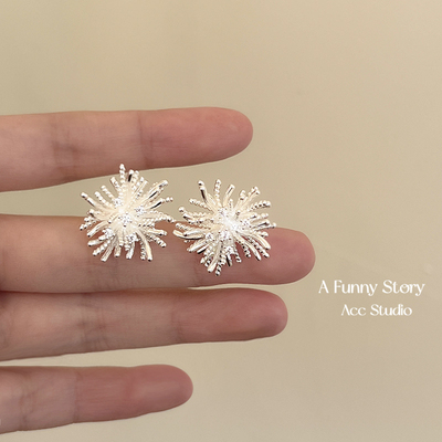 有耳夹百搭花朵耳钉耳夹