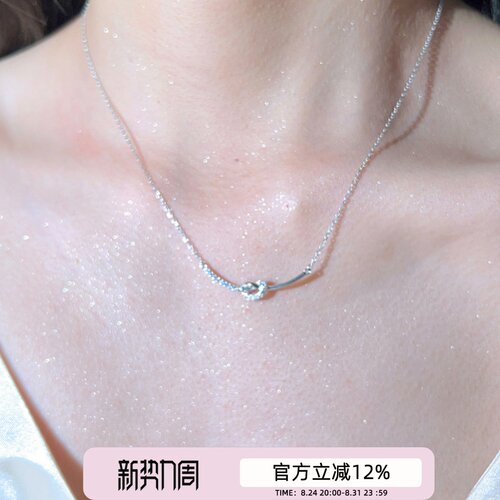 AFunnyStory925银女简约项链