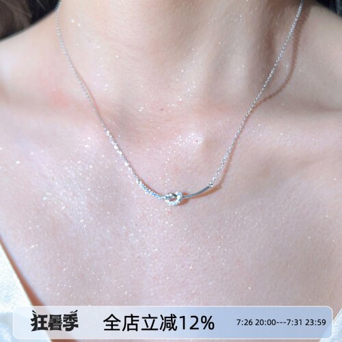 AFunnyStory925银女简约项链