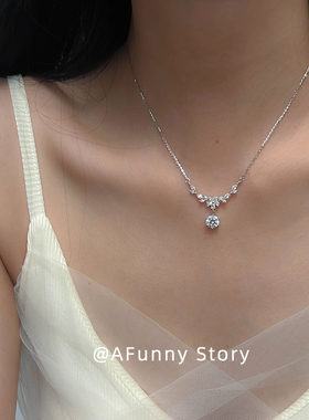 小麦穗｜AFUNNYSTORY小众S925纯银项链精致百搭项链锁骨链