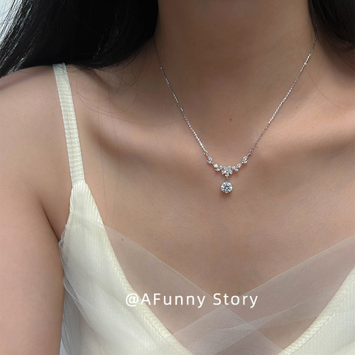 AFUNNYSTORY锆石S925银项链