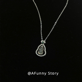 小葫芦｜AFUNNYSTORY小众百搭新中式 通体925银玉髓项链锁骨链